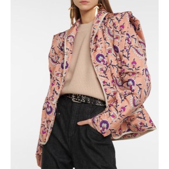 Isabel Marant Jackets & Blazers - Isabel Marant Janissae Quilted, Convertible Jacket - NWT, SZ 42FR (10 US), Pink